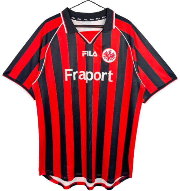 2003-04 Frankfurt Home Retro red Soccer Jersey