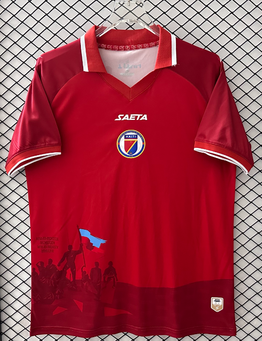 2026-27 Mens Haiti Third away red Soccer Jersey