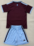 2026-27 Kids  Aston Villa home soccer Jersey