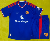 2026-27 Manchester United away blue Training Short Suit