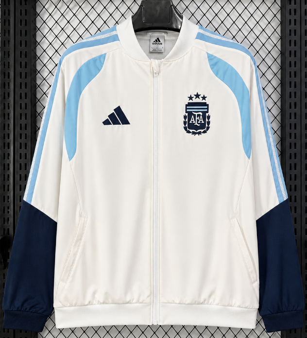 2026-27 Argentina World Cup white Casual Edition Windbreaker