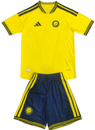 2026-27 Kids  Al-Nassr home yellow soccer jersey