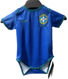 2026-27 Brazil Baby blue Infant Crawl Suit