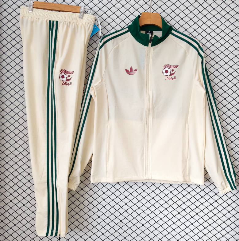 2026-27 Algeria off white Windbreaker Tracksuit