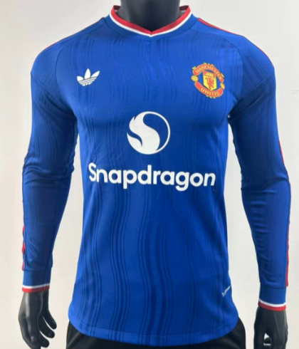 2026-27 Manchester United away Long Sleeve Player Version Soccer Jersey