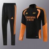 2026-27  Arsenal Black Half Pull Tracksuit