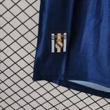 1998-99 Real Madrid Retro Away blue  Soccer Jersey