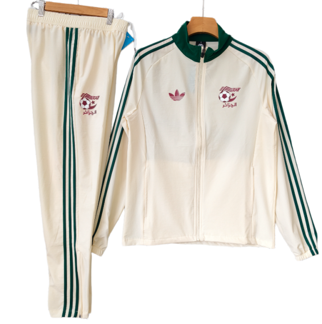 2026-27 Algeria off white Windbreaker Tracksuit