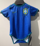 2026-27 Brazil Baby blue Infant Crawl Suit