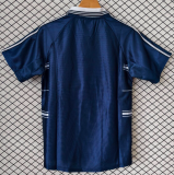 1998-99 Real Madrid Retro Away blue  Soccer Jersey