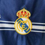 1998-99 Real Madrid Retro Away blue  Soccer Jersey