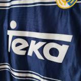 1998-99 Real Madrid Retro Away blue  Soccer Jersey