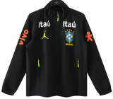 2026-27 Brazil black hatless Windbreaker （无帽）