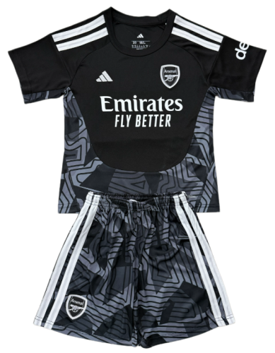 2026-27 KIDS Arsenal  goalkeeper black soccer  jersey