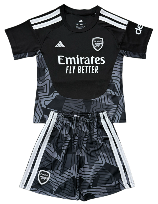 2026-27 KIDS Arsenal  goalkeeper black soccer  jersey