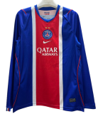 2026-27 Mens PSG home Long Sleeve embroidery blue Soccer Jersey
