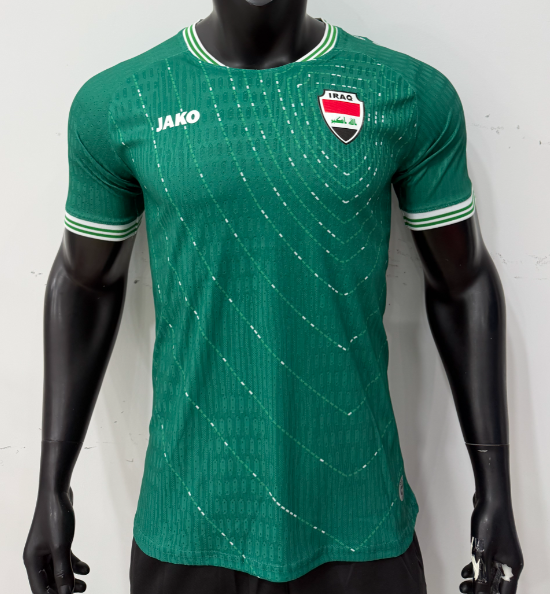 2026-27 IRAQ World Cup away green Player version Soccer Jersey