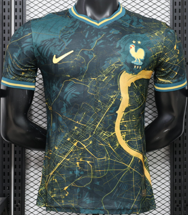 2026-27 Mens France Special Edition green Player Version Soccer Jersey