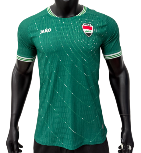 2026-27 IRAQ World Cup away green Player version Soccer Jersey