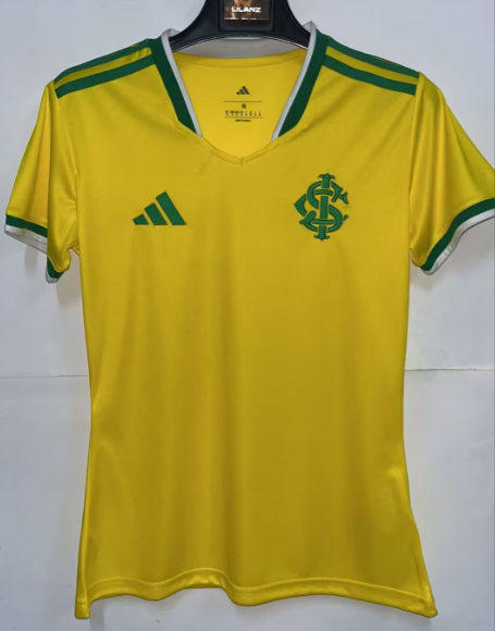 2026-27 Woman Internacional Special Edition yellow soccer Jersey