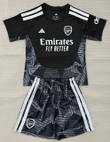 2026-27 KIDS Arsenal  goalkeeper black soccer  jersey