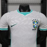 2026-27 Mens Brazil Third away white Player version soccer jersey
