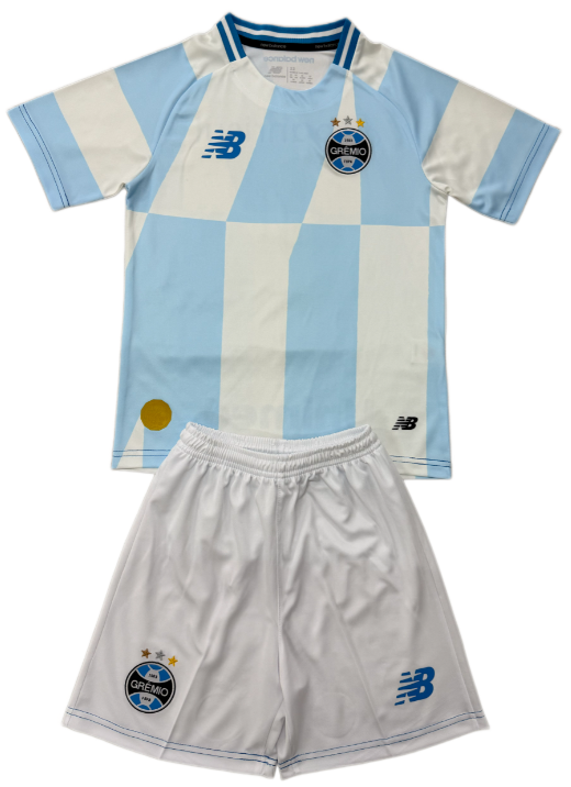 2026-27 Gremio  kids away blue white Soccer Jersey