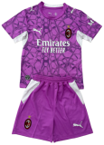 2026-27 Kids AC Milan goalkeeper Purple  Soccer Jersey