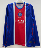 2026-27 Mens PSG home Long Sleeve embroidery blue Soccer Jersey