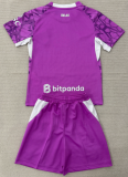 2026-27 Kids AC Milan goalkeeper Purple  Soccer Jersey