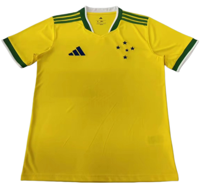 2026-27 Mens Cruzeiro special edition yellow soccer jersey