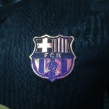 2026-27 Barcelona away Long Sleeve Player Version Soccer Jersey