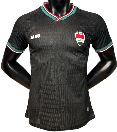 2026-27 IRAQ third away black Player version Soccer Jersey