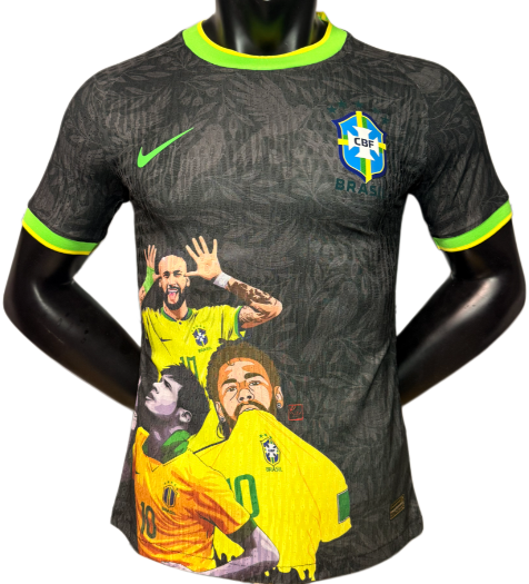 2026-27 Brazil  Special Edition black Player Version Soccer Jersey