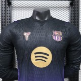 2026-27 Barcelona away Long Sleeve Player Version Soccer Jersey