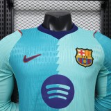 2026-27 Barcelona Third away Long Sleeve Player Version Soccer Jersey