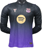 2026-27 Barcelona away Long Sleeve Player Version Soccer Jersey