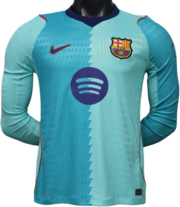 2026-27 Barcelona Third away Long Sleeve Player Version Soccer Jersey