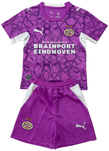 2026-27 Kids PSV Eindhoven goalkeeper Purple soccer jersey