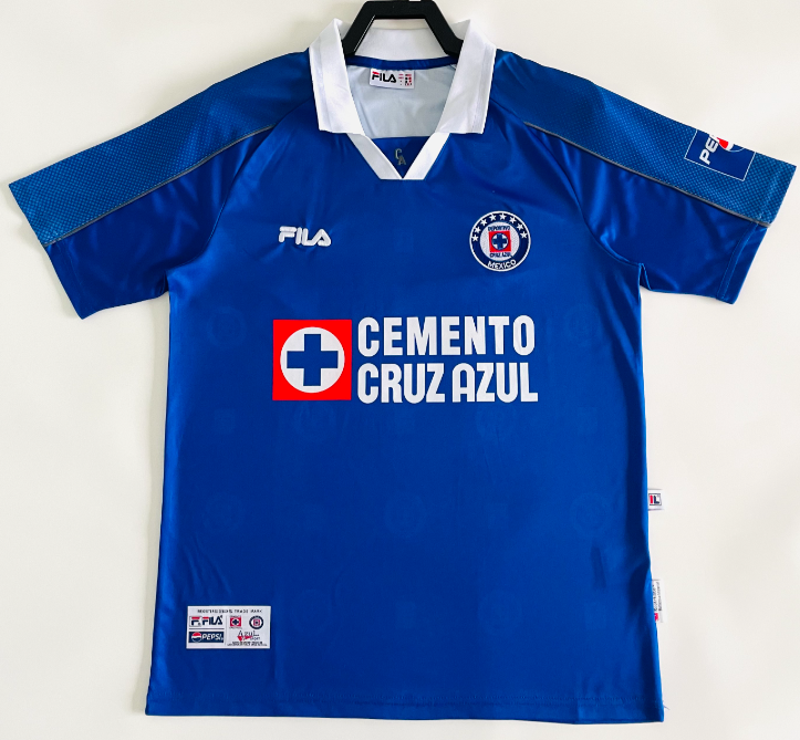 2000-01  Mens Cruz Azul home Retro Jersey