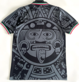 1998 Mens Mexico Black Retro Soccer Jersey