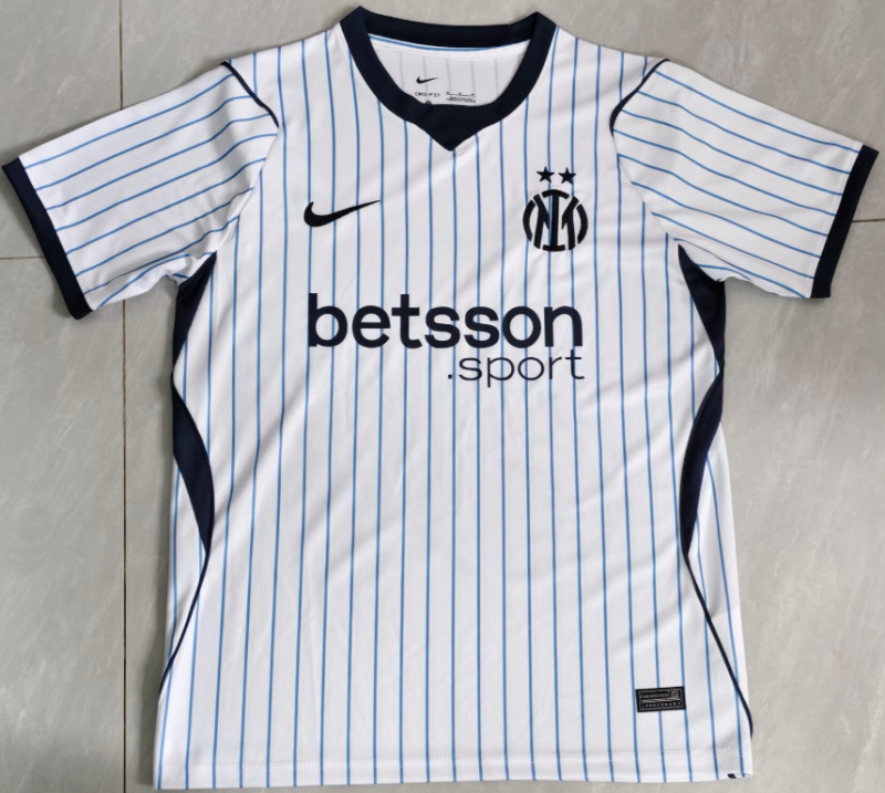 2026-27 Mens Inter Milan away white soccer Jersey
