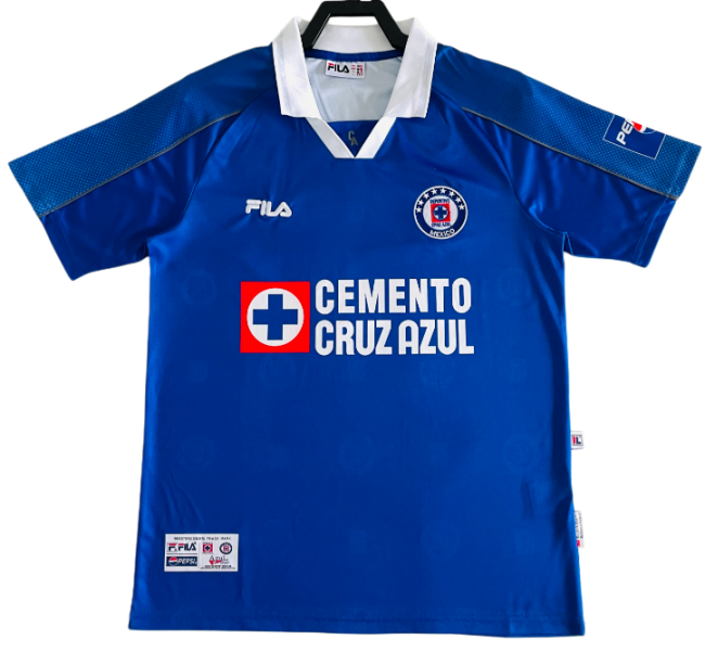 2000-01  Mens Cruz Azul home Retro Jersey