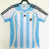 2006 Argentina Retro blue special edition Soccer Jersey