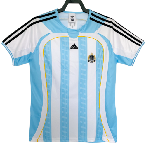 2006 Argentina Retro blue special edition Soccer Jersey