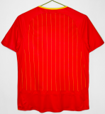 2006 Mens Spain home Retro red soccer Jersey