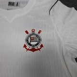 2026-27 Corinthians Home white player Soccer Jersey