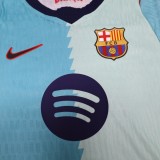 2026-27 Mens Barcelona third away blue player soccer jersey