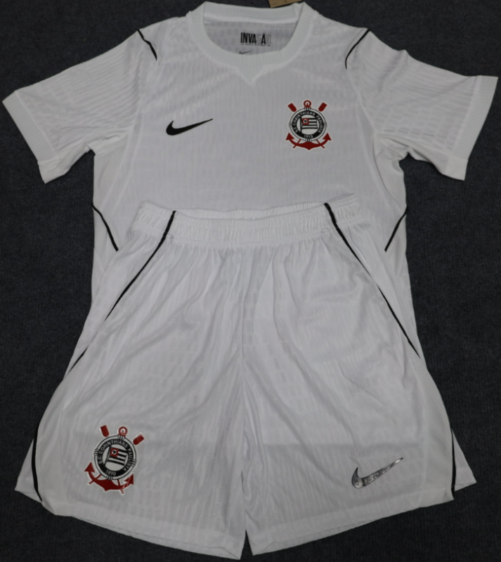 2026-27 Corinthians Home white player Soccer Jersey