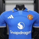 2026-27  Manchester United Blue Special Edition Player Version Soccer Jersey